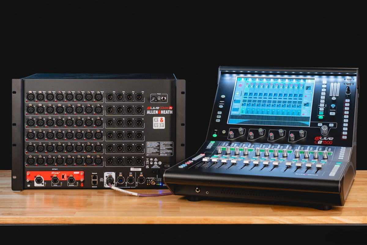 Behringer digital console and stagebox