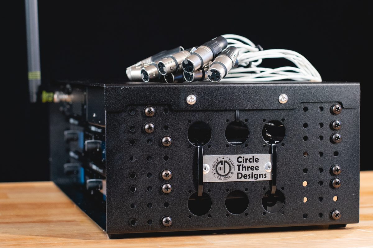 Circle Three Designs rack shell with cabling