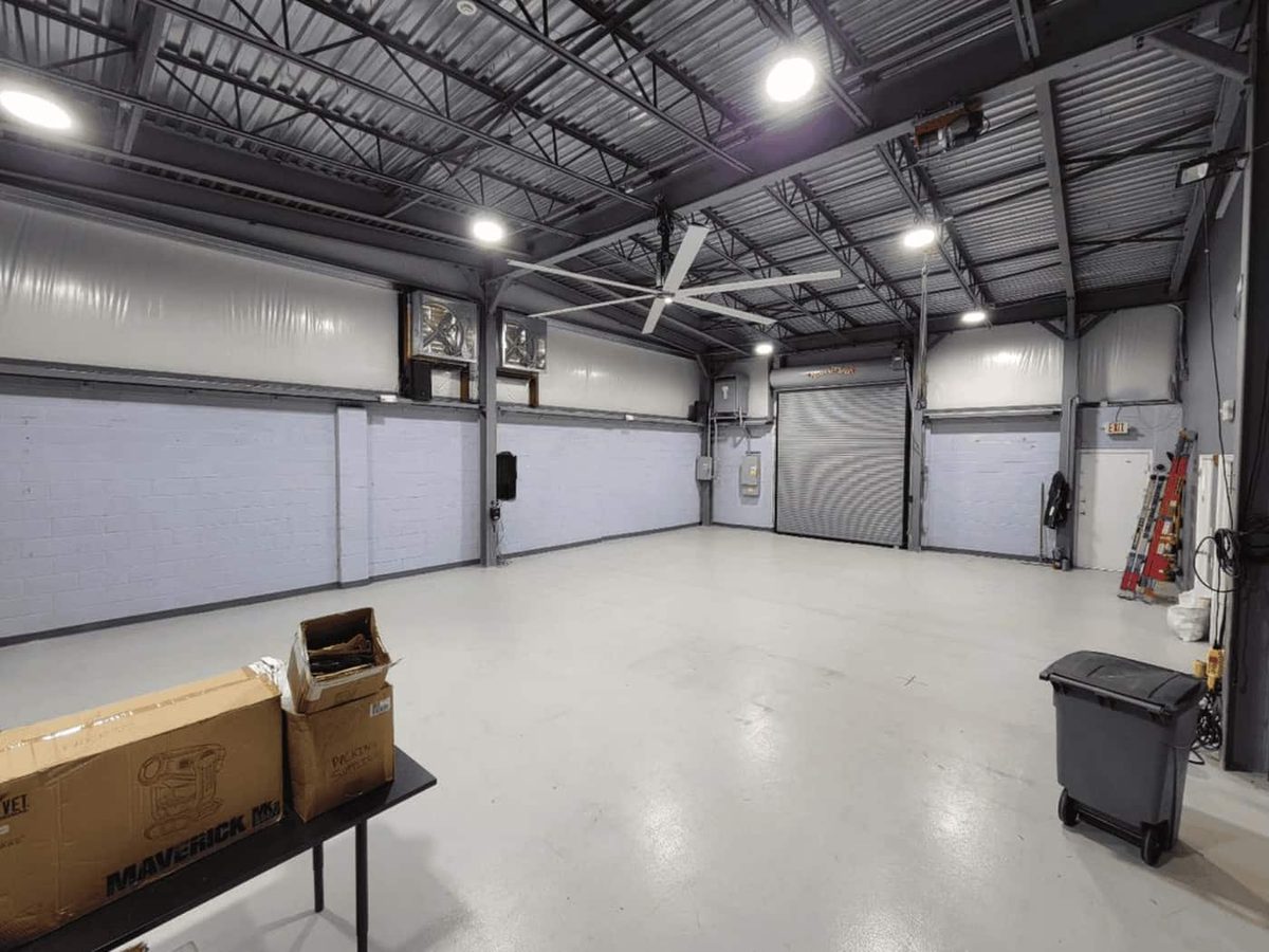 The open Ruby Stage rehearsal room